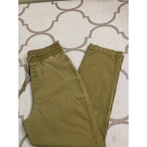 Pact Olive Green Straight Leg Pants
